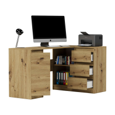 Mobene Modern sarok számítógépasztal N12 - artisan tölgy íróasztal