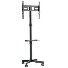  Mobil tv állvány maclean mc-949, 32-55, fekete, 25kg, vesa 400x400 tv állvány és fali konzol