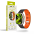 Mobile Origin Magnetic Strap for AW 44/45/46/49mm Black/Orange AWMS-01-BLK-ORG