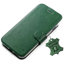 Mobiwear Apple iPhone 13 Mini zöld bőr flip tok - L_GRS (5903516900848) tok és táska