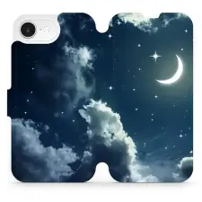 Mobiwear Apple iPhone 16e / 17e flip tok - égbolt tok és táska