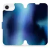 Mobiwear Apple iPhone 16e / 17e flip tok - kék árnyalat
