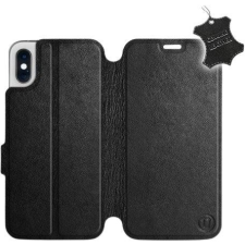 Mobiwear Apple iPhone X fekete flipes bőr tok (5903226493104) tok és táska