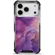 Mobiwear Elite Bumper MagSafe-fel - Apple iPhone 17 Pro Max - Lila márvány tok és táska