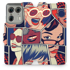 Mobiwear flip book for Motorola EDGE 50 Ultra - VP18P (5906511281028) tok és táska