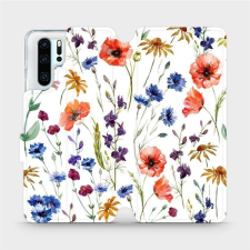 Mobiwear Flip case for mobile Huawei P30 Pro - MP04S Meadow Flower (5903516766932) tok és táska