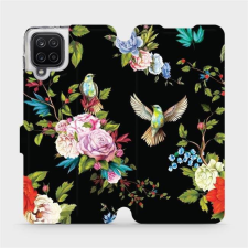 Mobiwear Flip case for Samsung Galaxy A12 - VD09S Birds and flowers (5903516613236) tok és táska