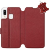 Mobiwear Flip case for Samsung Galaxy A40 - Dark Red - Leather - Dark Red Leather (5903226864324)