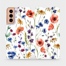 Mobiwear Flip case for Samsung Galaxy S21 - MP04S Meadow Flower (5903516769339) tok és táska