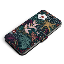 Mobiwear Flip case for Vivo Y72 5G - VP13S Dark Flora (5903516217359) tok és táska