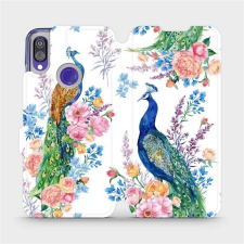 Mobiwear Flip case for Xiaomi Redmi Note 7 - MX08S Peacocks (5903516029440) tok és táska