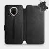 Mobiwear Flip case for Xiaomi Redmi Note 9 Pro - Black - Black Leather (5903516248520)