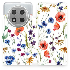Mobiwear Flip Honor Magic7 Lite 5G virágok tok (5907861041775) tok és táska