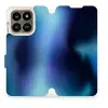 Mobiwear Flip Honor X7d / Honor 400 Smart 5G kék bőrtok