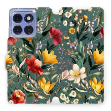 Mobiwear Flip knížkové pro Motorola Edge 60 Pro - Zelená louka tok és táska