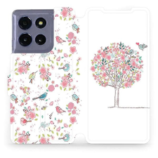 Mobiwear flip knížkové pro Motorola Moto G86 5G - Strom tok és táska