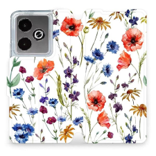 Mobiwear Flip knížkové pro Realme GT 7T - Kvítí tok és táska