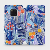 Mobiwear Flip mobile phone case Huawei Mate 20 Pro - MP03P Blue flower (5903516761548)
