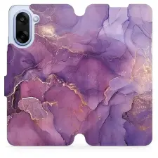 Mobiwear Flip OnePlus Nord CE5 lila márvány tok tok és táska