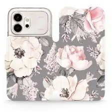Mobiwear Flip pouzdro pro Honor 600 - MX06S květy tok és táska