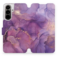 Mobiwear Flip pouzdro pro Samsung Galaxy A37 5G - VP20S fialový mramor tok és táska