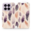 Mobiwear Flip pouzdro pro Xiaomi 17T - VB08S akvarelová pírka