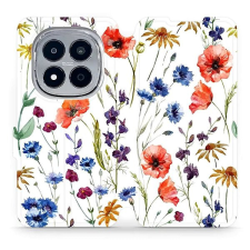 Mobiwear Flip pouzdro pro Xiaomi Redmi Note 15 Pro 5G kvítí tok és táska