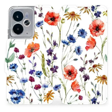 Mobiwear Flip Realme 14 5G virágok tok tok és táska