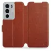 Mobiwear Flip Realme C71 barna tok