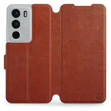 Mobiwear Flip Realme C71 barna tok tok és táska