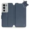 Mobiwear Flip Realme C71 kék bőrtok