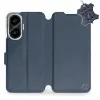 Mobiwear Flip Xiaomi Poco F7 kék bőrtok