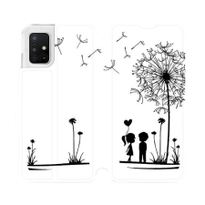 Mobiwear Flipové pouzdro na mobil Samsung Galaxy A51 - MH16P Dvojice s pampeliškou tok és táska