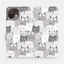 Mobiwear Flipové pouzdro na mobil Xiaomi Mi 11 Lite LTE / 5G - M099P Kočičky tok és táska