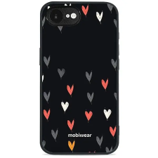 Mobiwear Glossy Apple iPhone 16e fényes tok - szívek tok és táska