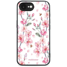 Mobiwear Glossy Apple iPhone 16e fényes tok - virágok (5906511838895) tok és táska