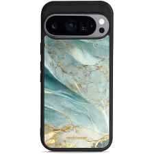 Mobiwear Glossy Google Pixel 9 zöldes márvány fényes tok tok és táska
