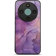 Mobiwear Glossy Honor Magic 8 Lite fényes tok - G050G, lila márvány tok és táska