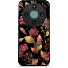 Mobiwear Glossy Honor Magic 8 Lite fényes tok - G171G, aranyszínű levelek tok és táska