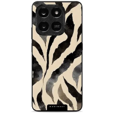 Mobiwear Glossy Honor X7d / Honor 400 Smart 5G zebracsíkok fényes tok tok és táska