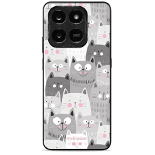 Mobiwear Glossy lesklé pouzdro na Honor X7d kočičky tok és táska