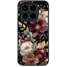 Mobiwear Glossy lesklé pouzdro na Xiaomi 15T Pro zlatavé kvítky tok és táska