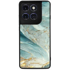 Mobiwear Glossy Motorola Edge 60 Pro zöldes márvány fényes tok tok és táska
