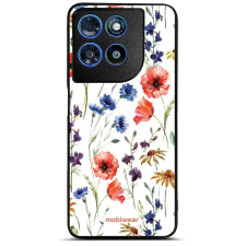 Mobiwear Glossy Motorola Moto G57 Power fényes tok - G032G, mezei virágok tok és táska