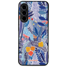 Mobiwear Glossy Samsung Galaxy A26 fényes tok - kék virágok (5906511912793) tok és táska