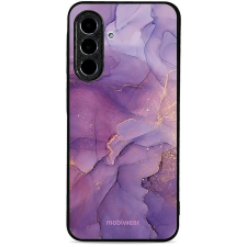 Mobiwear Glossy Samsung Galaxy A36 fényes tok - lila márvány tok és táska