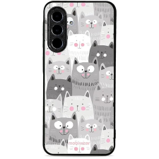 Mobiwear Glossy Samsung Galaxy A36 fényes tok - macskák tok és táska