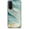 Mobiwear Glossy Samsung Galaxy A37 5G fényes tok - G022G, zöldes márvány