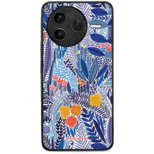 Mobiwear Glossy Xiaomi POCO F7 Pro 5G fényes tok - kék virágok (5907861013826) tok és táska