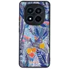 Mobiwear Glossy Xiaomi Redmi Note 15 Pro 4G fényes tok - G037G, kék virágok